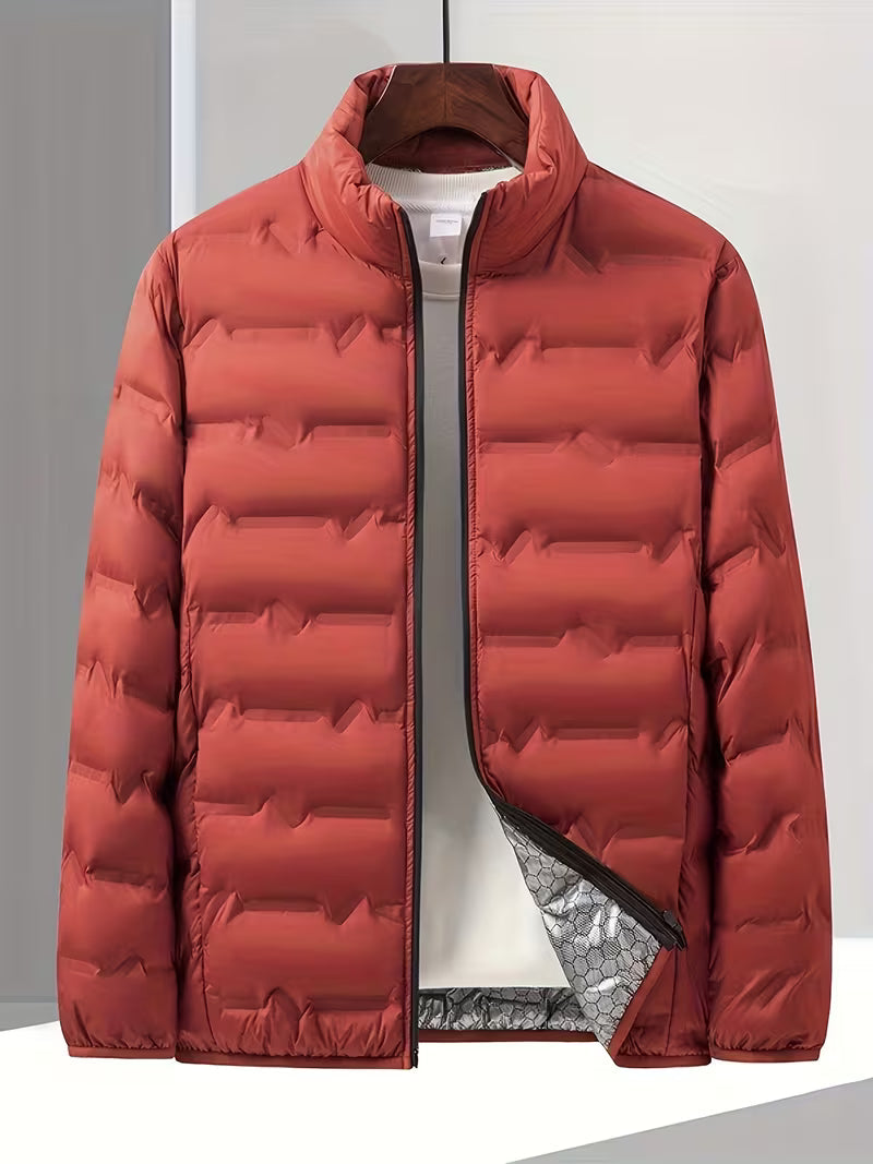 Übergangsjacke Herren Leicht Steppjacke Formstabil Pillingarm 1