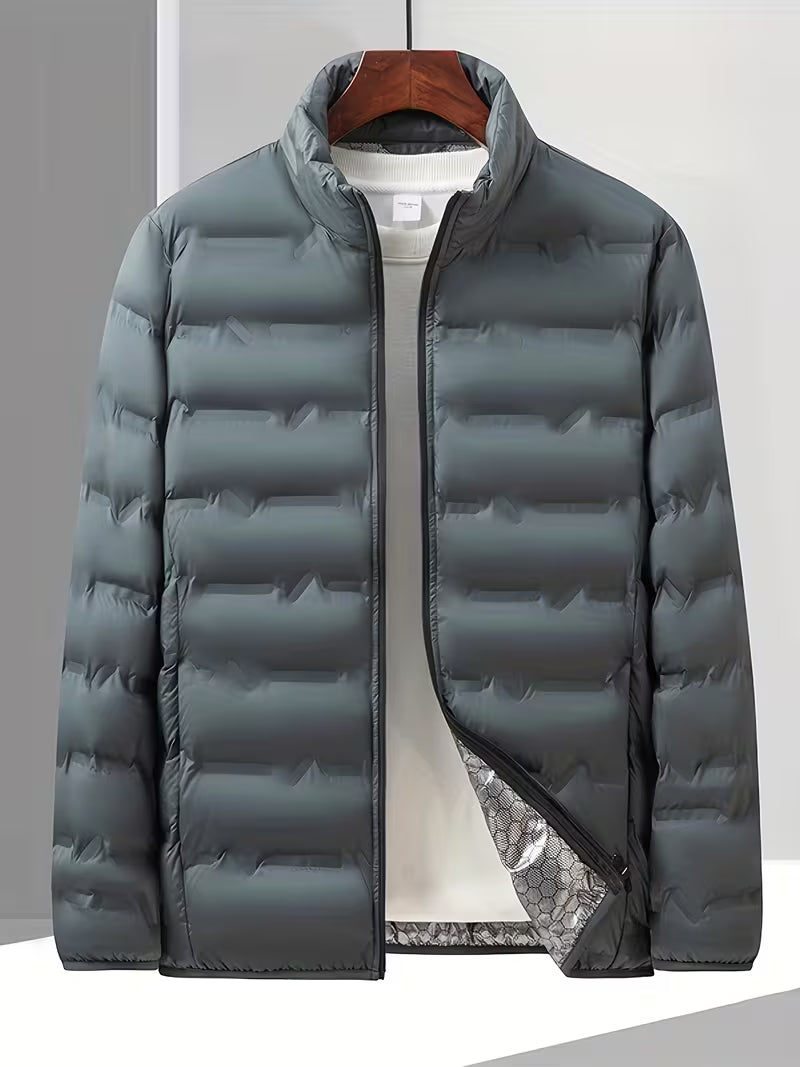 Übergangsjacke Herren Leicht Steppjacke Formstabil Pillingarm 2
