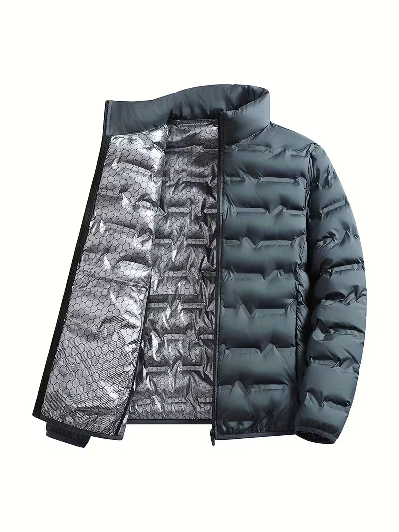 Übergangsjacke Herren Leicht Steppjacke Formstabil Pillingarm 3