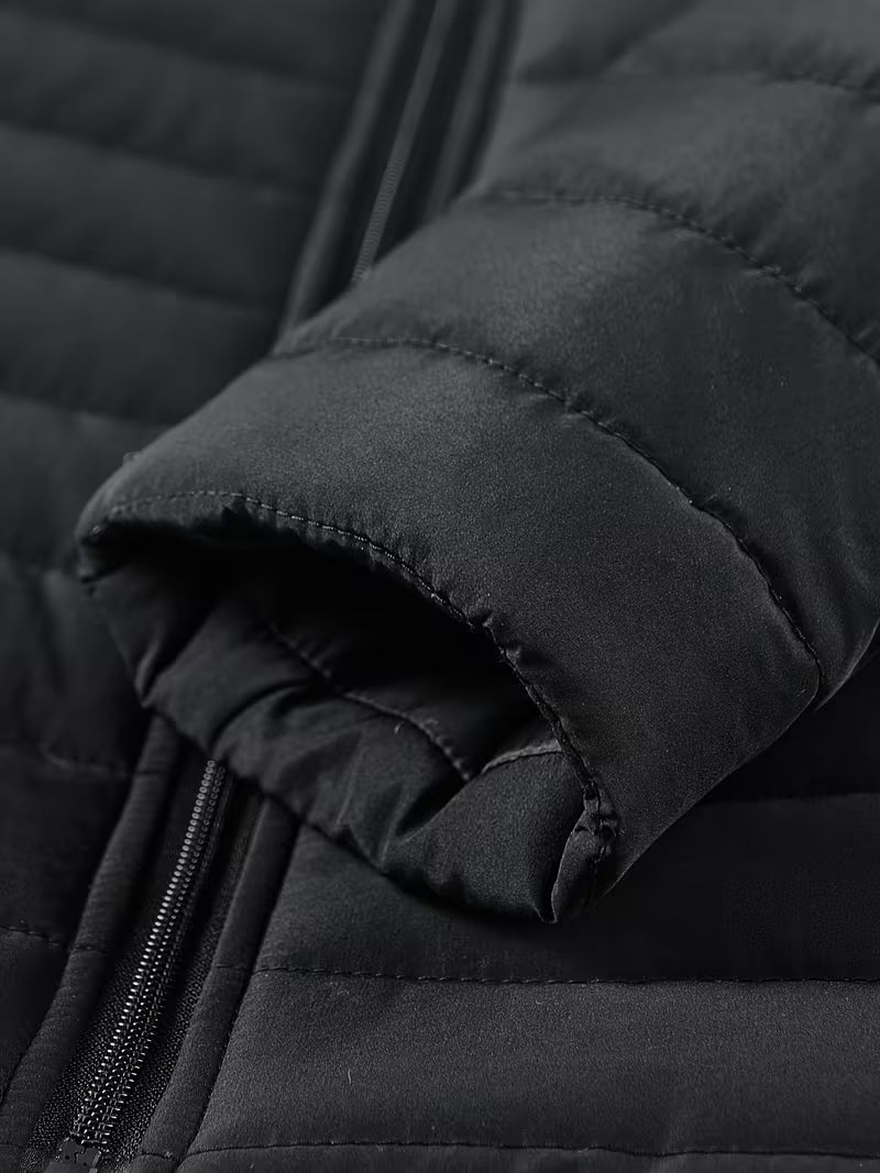 Übergangsjacke Herren Slim Fit | Steppjacke mit Stehkragen 3