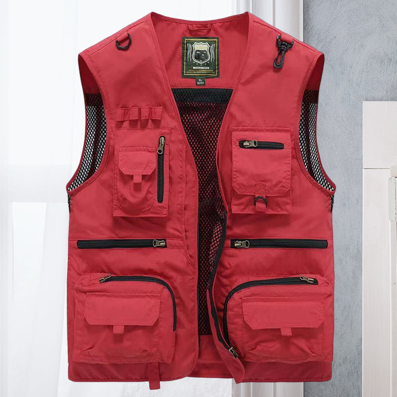 Unisex Outdoor Weste | Sommerweste mit Taschen 0