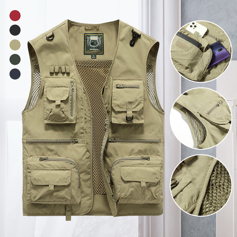 Unisex Outdoor Weste | Sommerweste mit Taschen 2