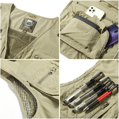 Unisex Outdoor Weste | Sommerweste mit Taschen 6