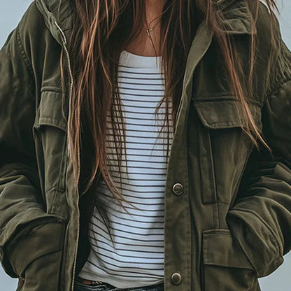 Utility Parka Damen | Warme Schneejacke mit Kapuze 1