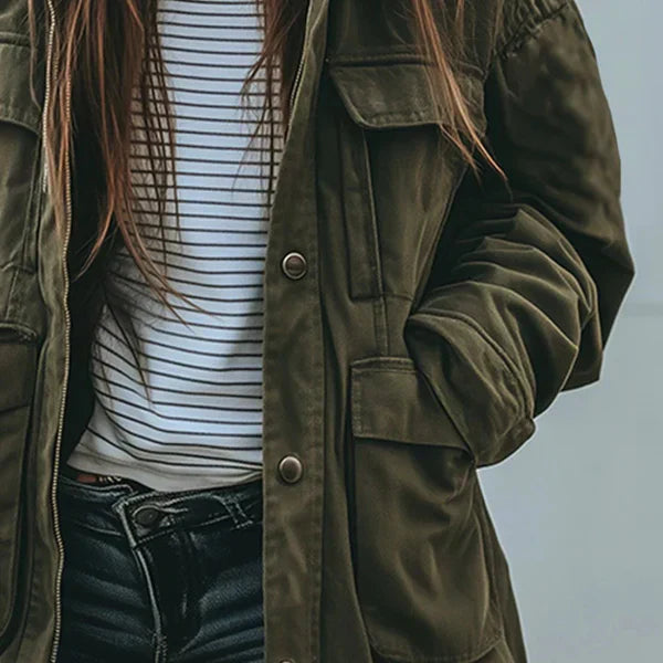 Utility Parka Damen | Warme Schneejacke mit Kapuze 2