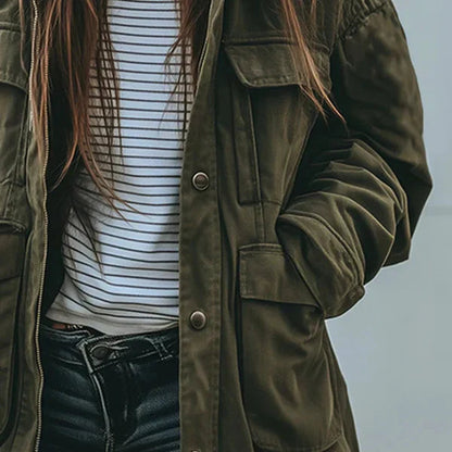 Utility Parka Damen | Warme Schneejacke mit Kapuze 2