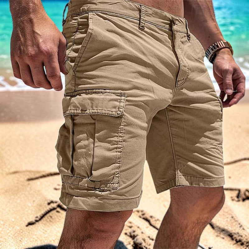 Utility Shorts Herren Knielang mit Taschen 7