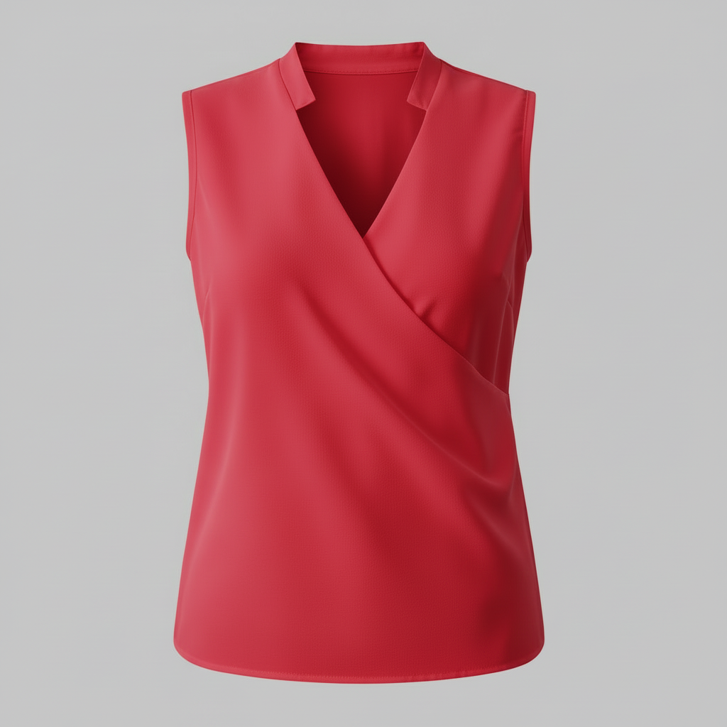 V-Ausschnitt Top Damen | Lässiges Oberteil für den Sommer