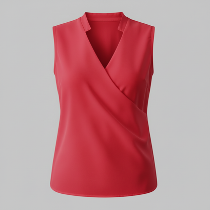 V-Ausschnitt Top Damen | Lässiges Oberteil für den Sommer