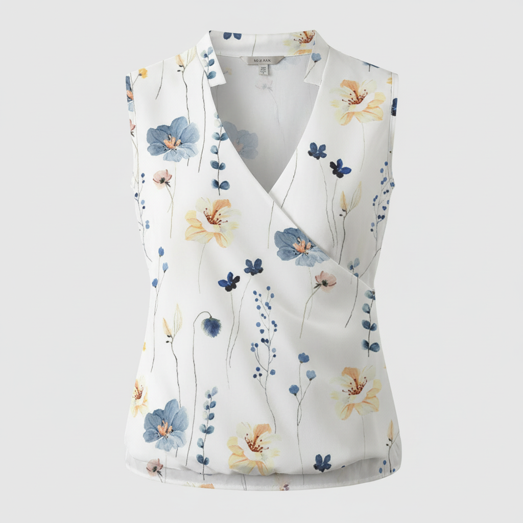 V-Ausschnitt Top Damen | Lässiges Oberteil für den Sommer