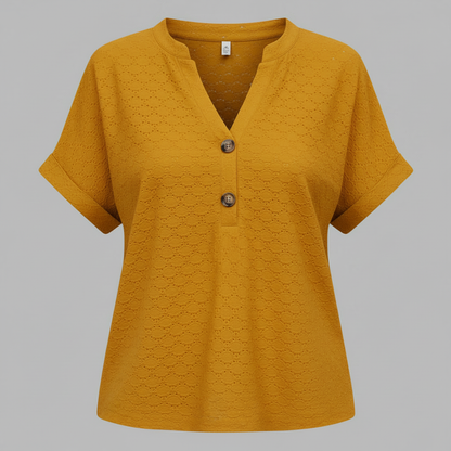 V-Ausschnitt Top Damen | Lässiges Oberteil für Damen