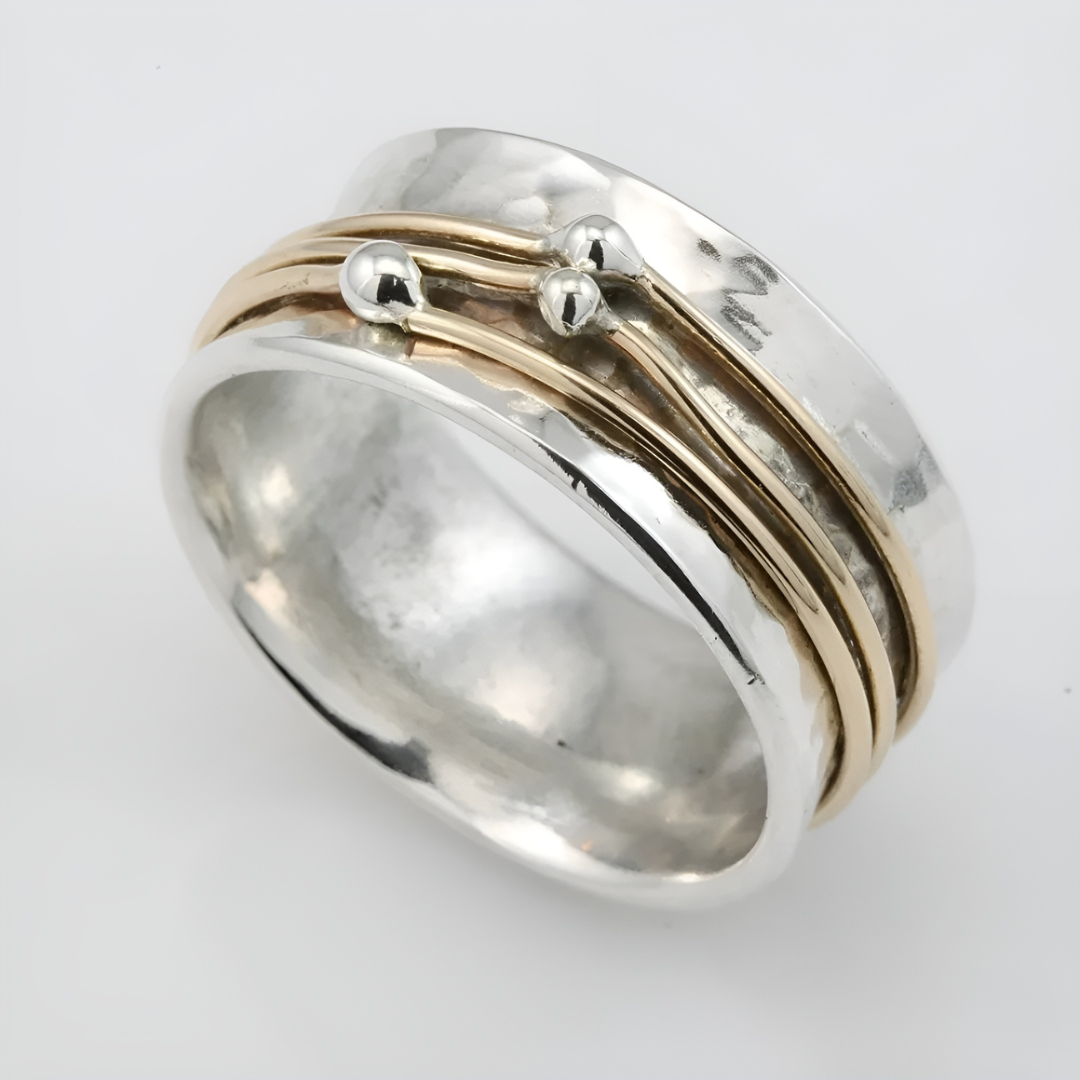 Vergoldeter Vintage-Ring | Silber Schmuck mit Eleganz 0