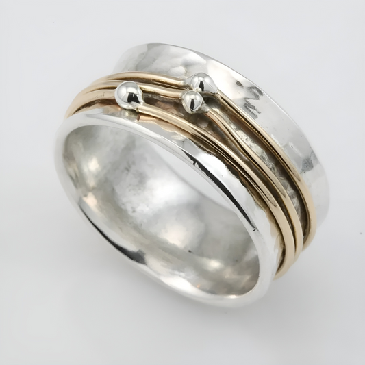 Vergoldeter Vintage-Ring | Silber Schmuck mit Eleganz 0