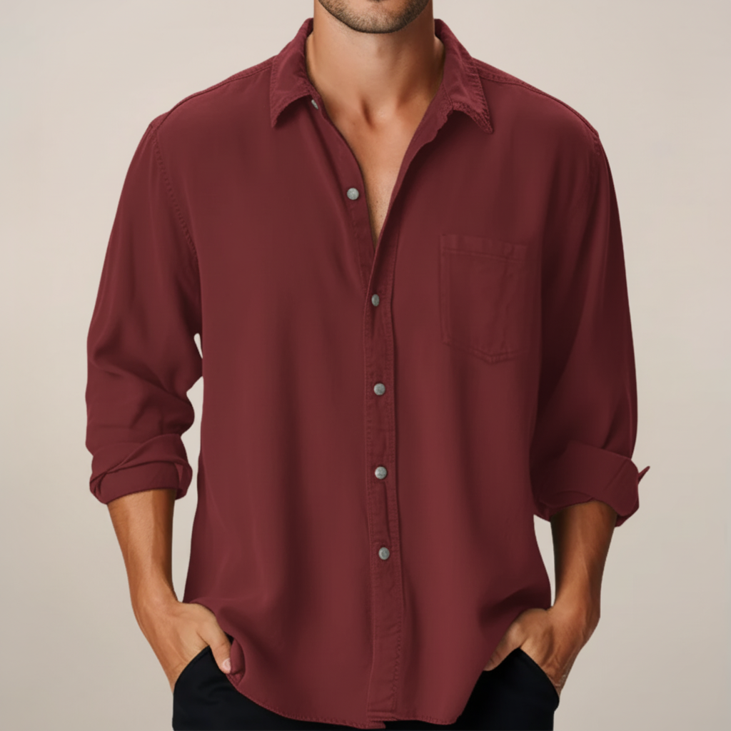 Vicente | Herren Langarm Freizeithemd 3
