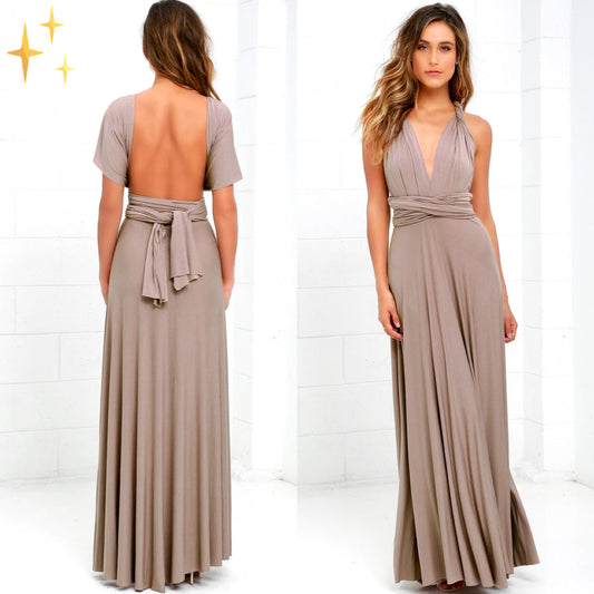 Vielseitiges Wickelkleid Multiway Design | Damenkleid 0