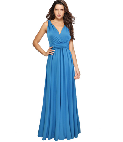 Vielseitiges Wickelkleid Multiway Design | Damenkleid 13
