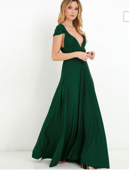 Vielseitiges Wickelkleid Multiway Design | Damenkleid 6