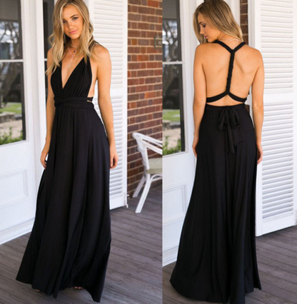 Vielseitiges Wickelkleid Multiway Design | Damenkleid 7