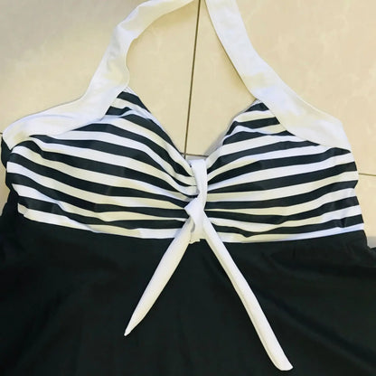 Vintage Badeanzug mit Kleid | Tankini Damen für Strand und Pool 5