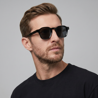 Vintage Sonnenbrille | Herren Sonnenbrille mit UV400-Schutz 0