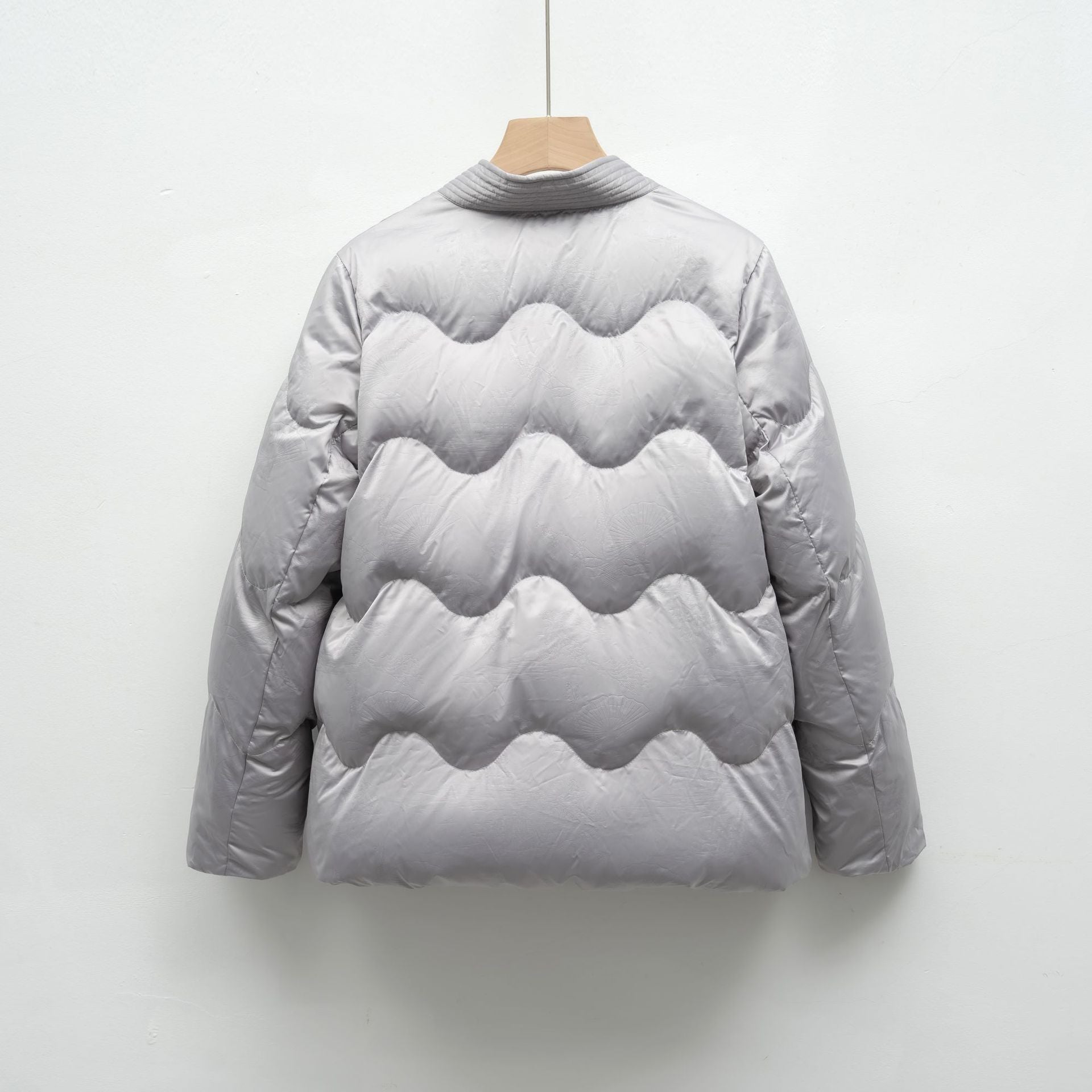 Voluminöse Steppjacke Damen | Elegante Taillierte Jacke 1