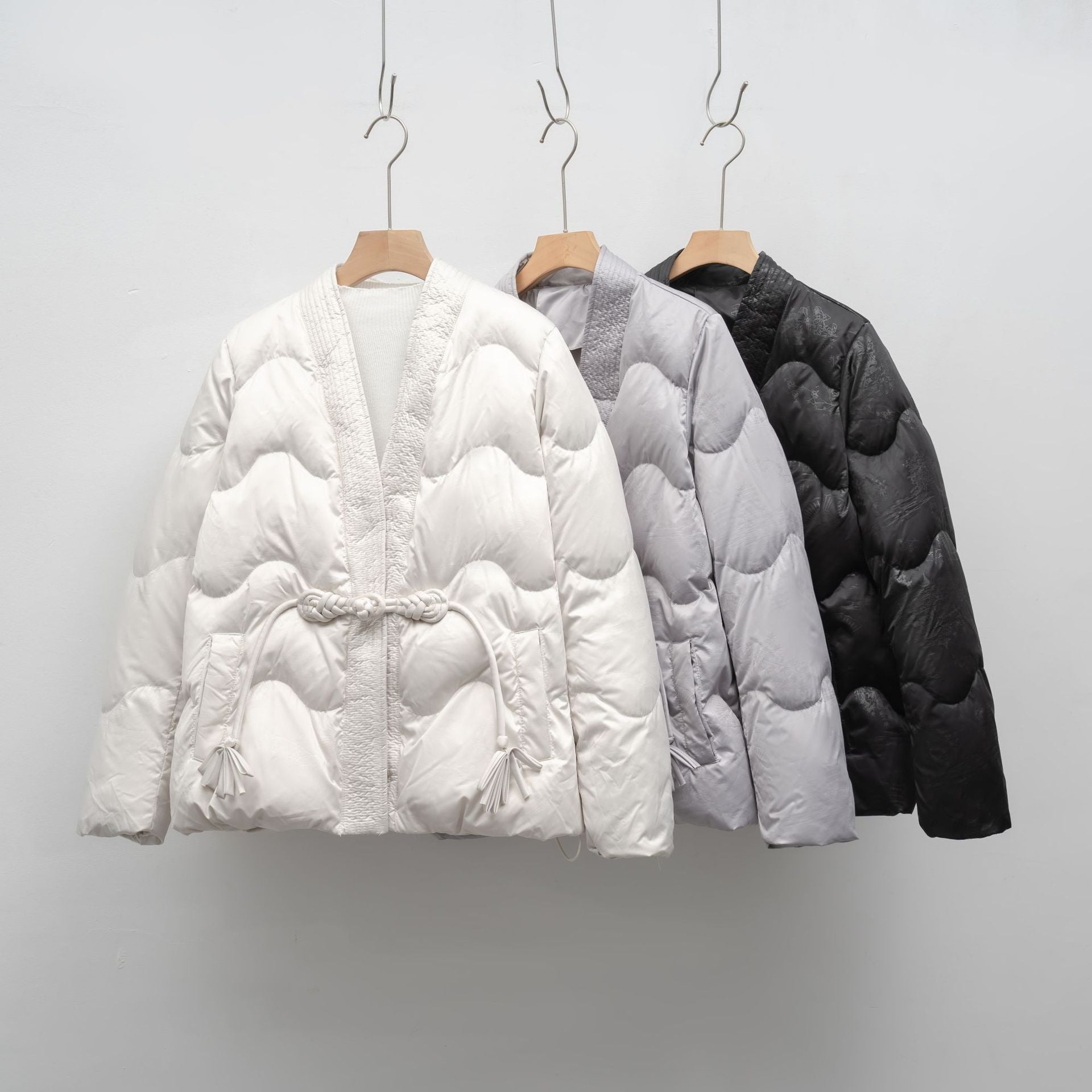 Voluminöse Steppjacke Damen | Elegante Taillierte Jacke 2