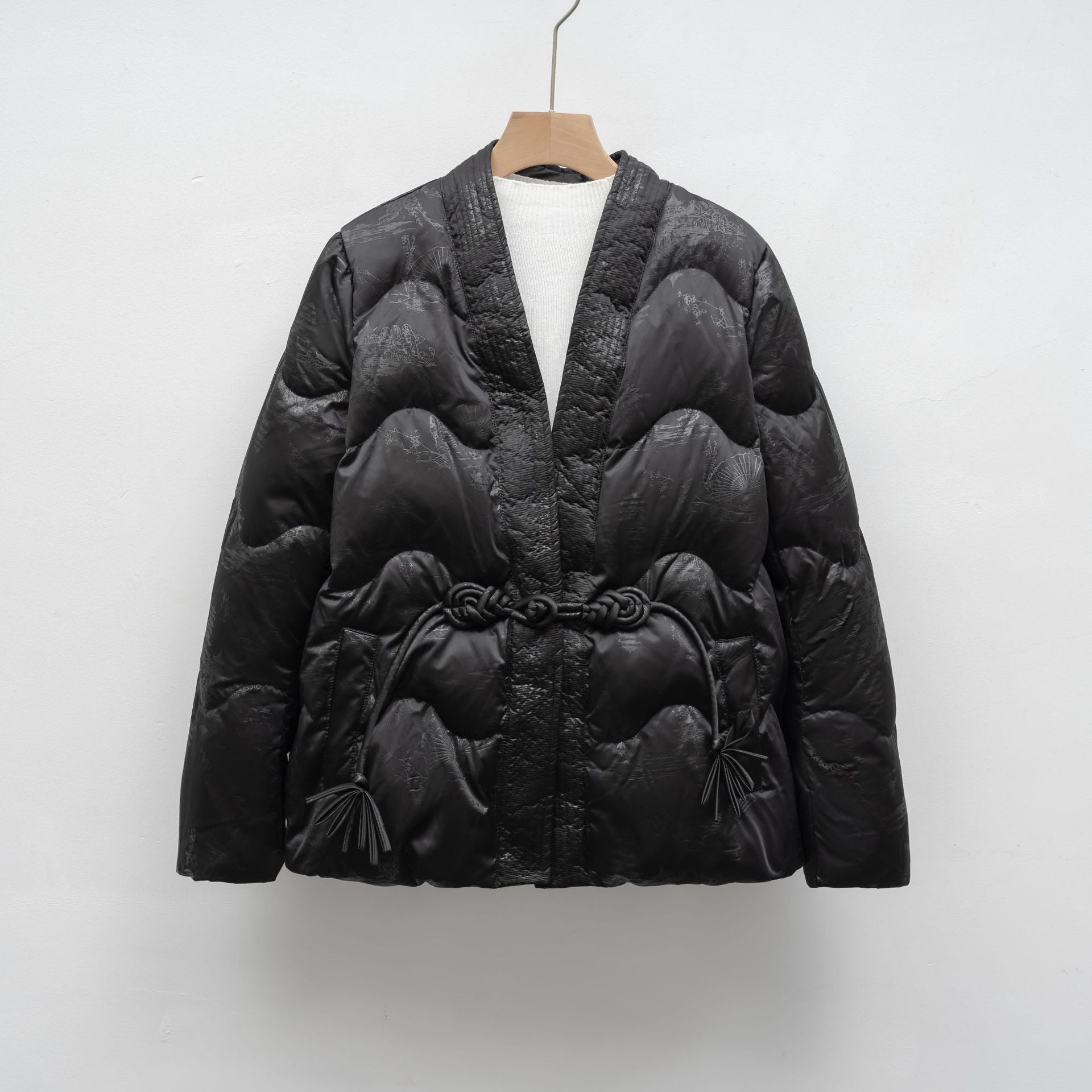 Voluminöse Steppjacke Damen | Elegante Taillierte Jacke 3