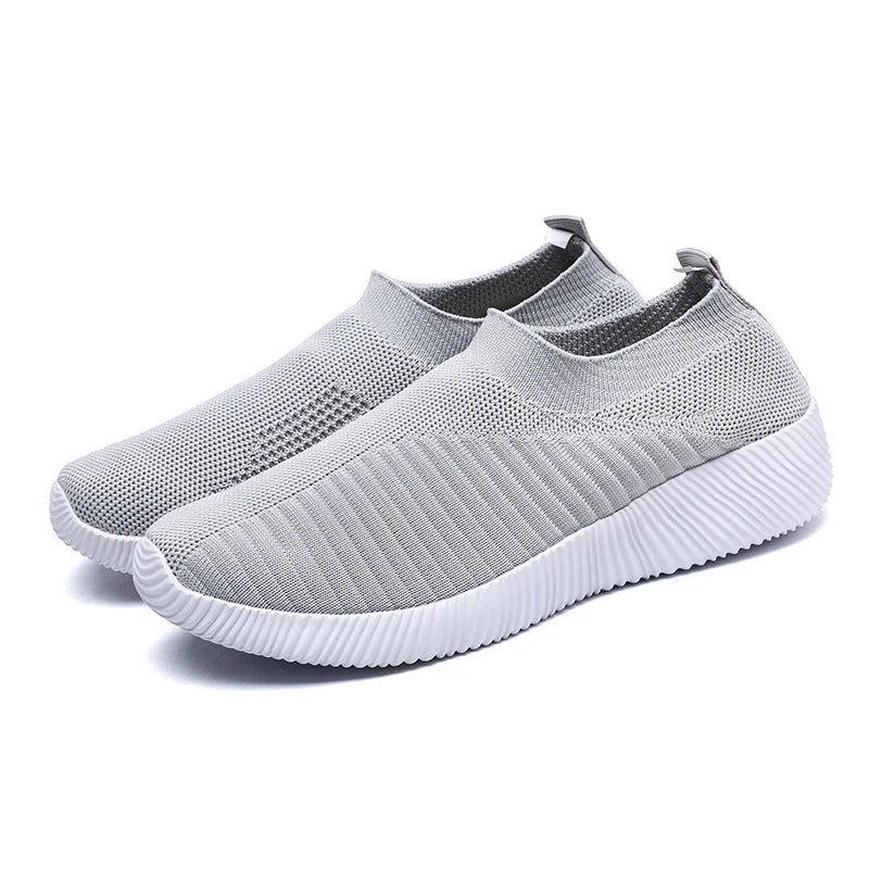 Vulkanisierte Slip-On Schuhe Damen | Bequeme Turnschuhe 5