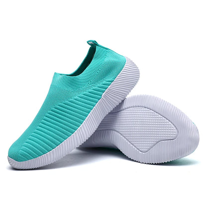 Vulkanisierte Slip-On Schuhe Damen | Bequeme Turnschuhe 7