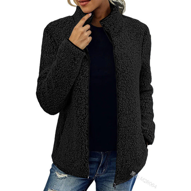 Weiche Fleecejacke Damen | Warm Mit Reißverschluss 1
