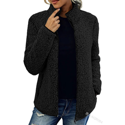 Weiche Fleecejacke Damen | Warm Mit Reißverschluss 2