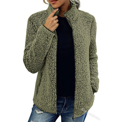 Weiche Fleecejacke Damen | Warm Mit Reißverschluss 3