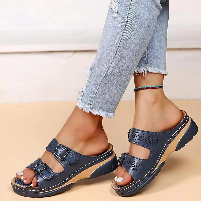 Weiche Leder Sandalen Damen | Sommerschuhe für Alltag 3
