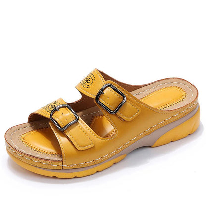 Weiche Leder Sandalen Damen | Sommerschuhe für Alltag 6