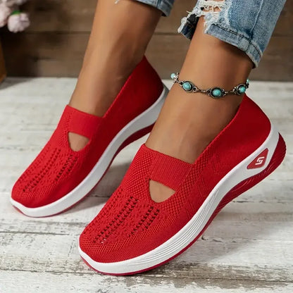 Weiße Sneaker Damen | Atmungsaktive Freizeit Schuhe 14