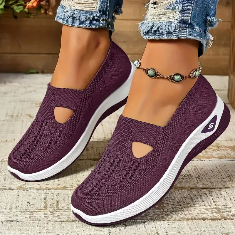 Weiße Sneaker Damen | Atmungsaktive Freizeit Schuhe 15