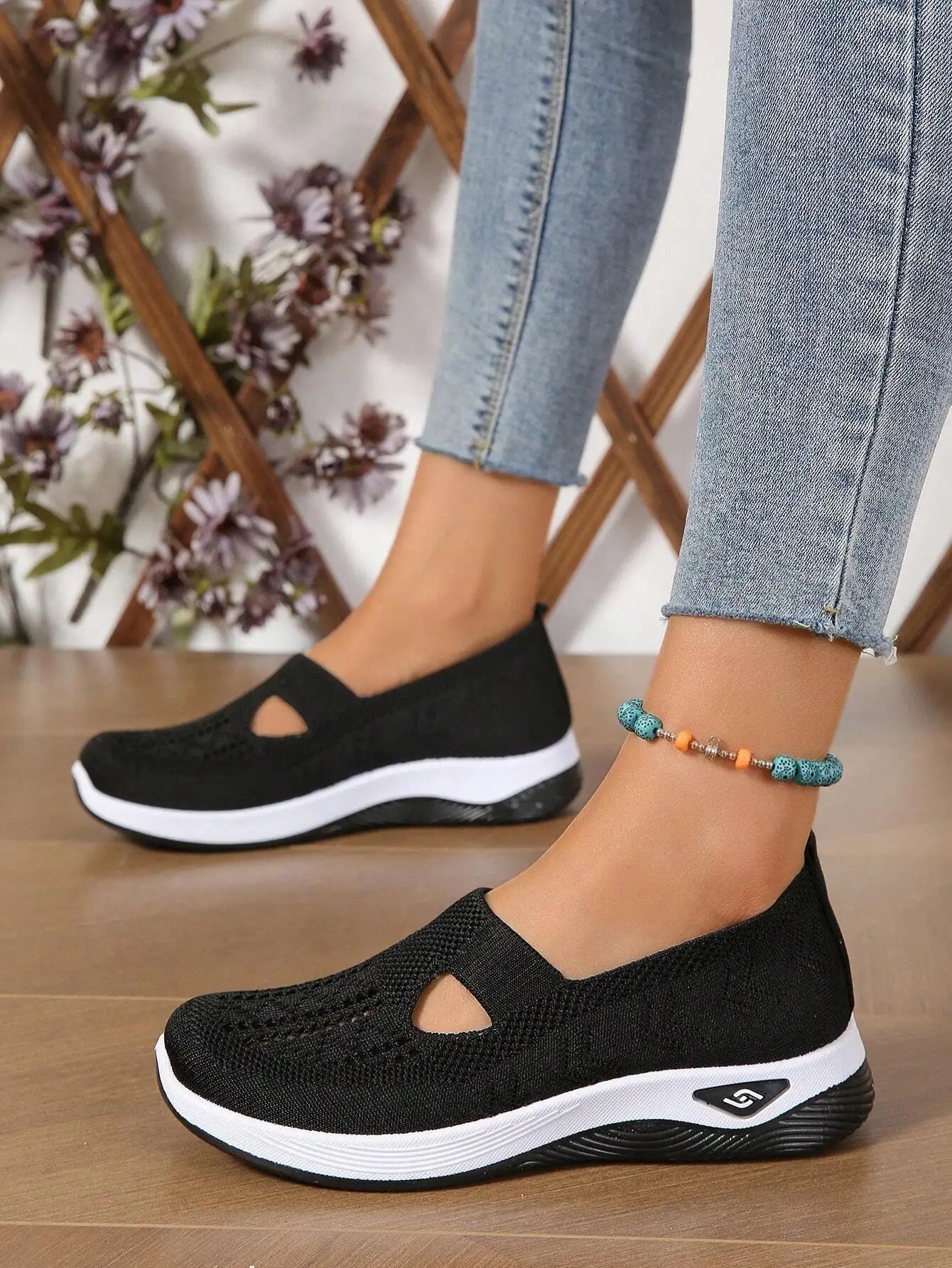 Weiße Sneaker Damen | Atmungsaktive Freizeit Schuhe 2