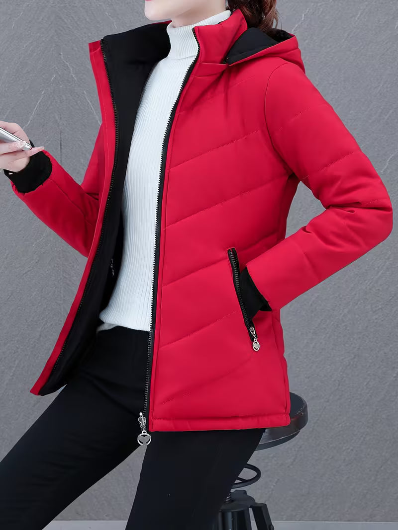 Wendbare Übergangsjacke Damen mit Kapuze | Jacken Damen 4