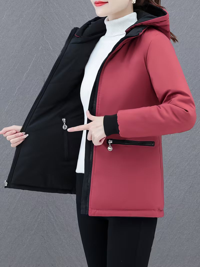 Wendbare Übergangsjacke Damen mit Kapuze | Jacken Damen 9