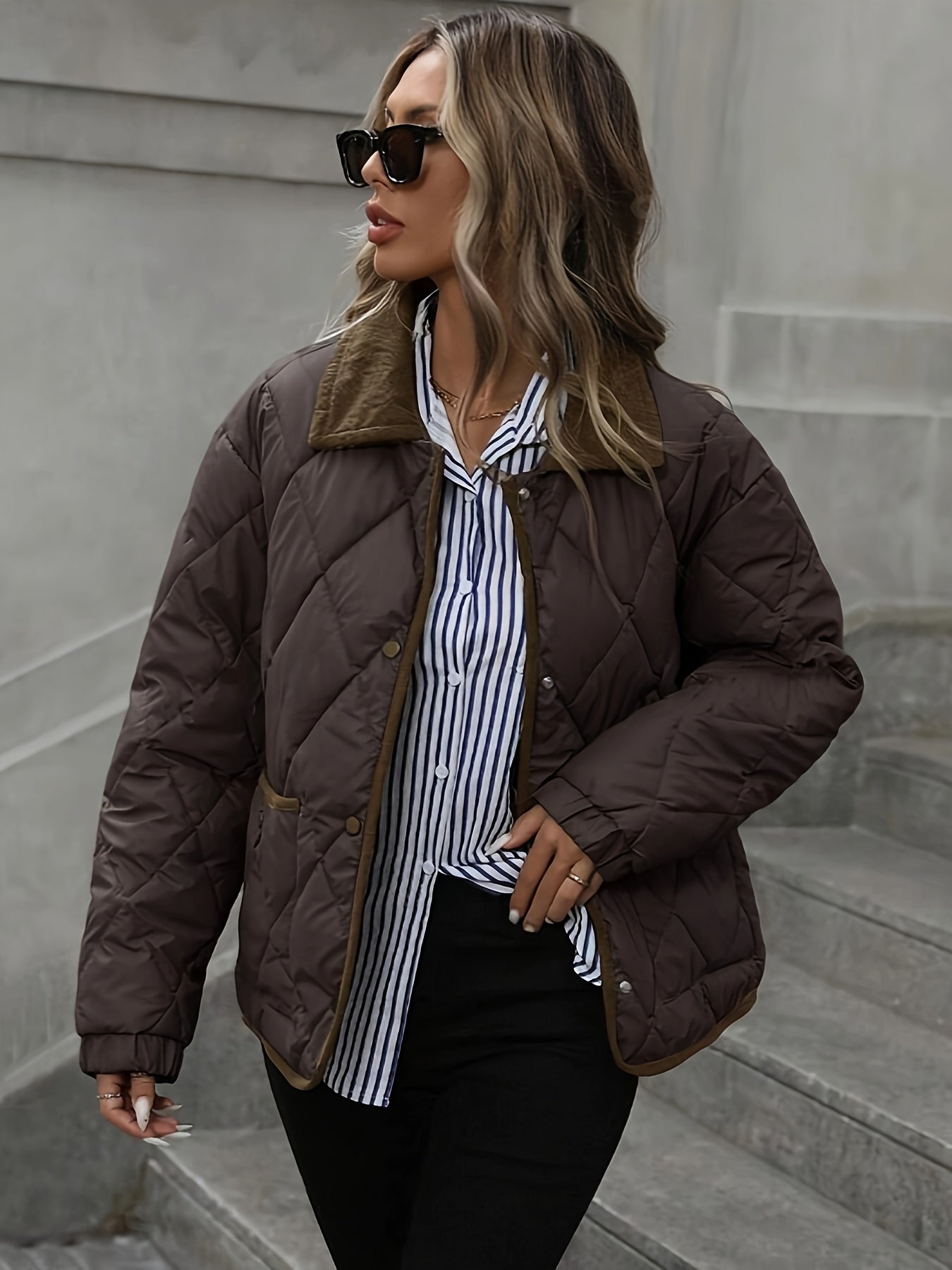 Winddichte Steppjacke Damen | Übergangsjacke für Alltag 2