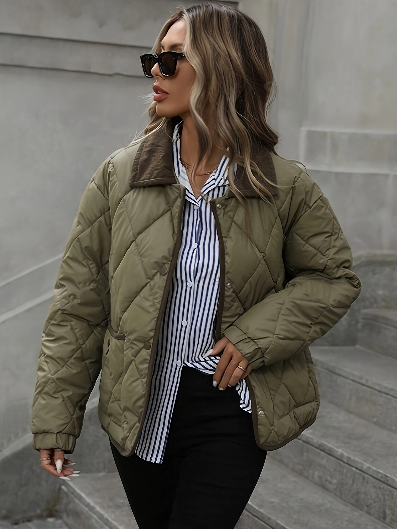 Winddichte Steppjacke Damen | Übergangsjacke für Alltag 4