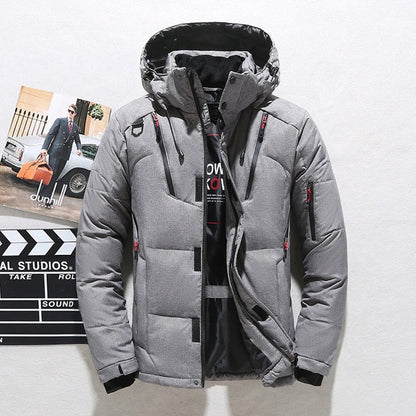 Winterjacke Herren Steppjacke mit Kapuze | Winddicht und Warm 1
