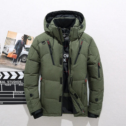 Winterjacke Herren Steppjacke mit Kapuze | Winddicht und Warm 3
